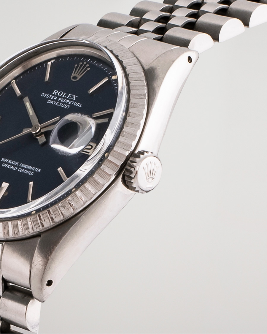 Herren |  | Rolex Pre-Owned | Datejust 1603 Oystert Perpetual Steel Blue Steel Blue