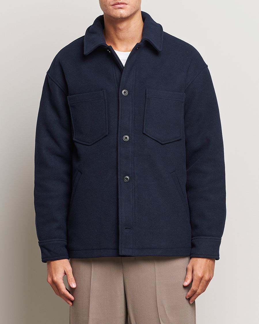 Herren |  | Samsøe & Samsøe | Pally Padded Shirt Jacket Salute Navy