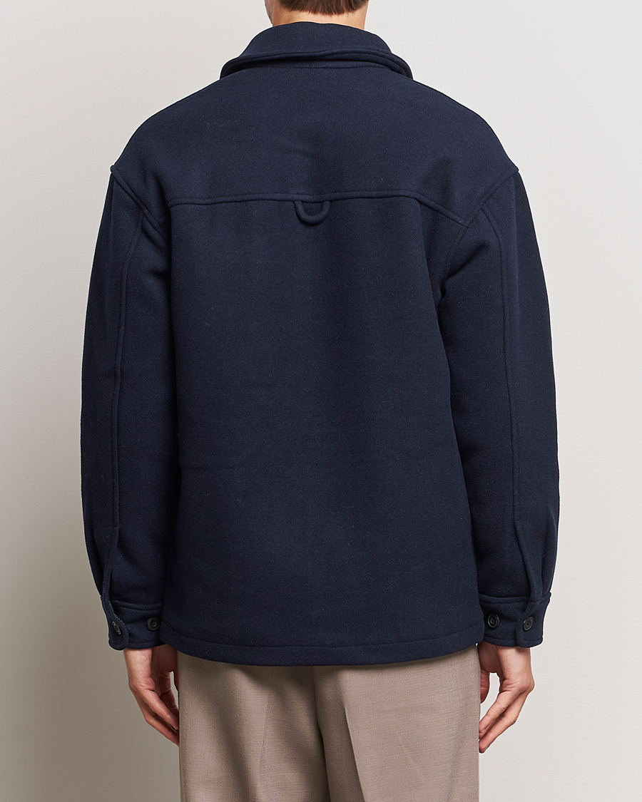 Herren | Jacken | Samsøe Samsøe | Pally Padded Shirt Jacket Salute Navy