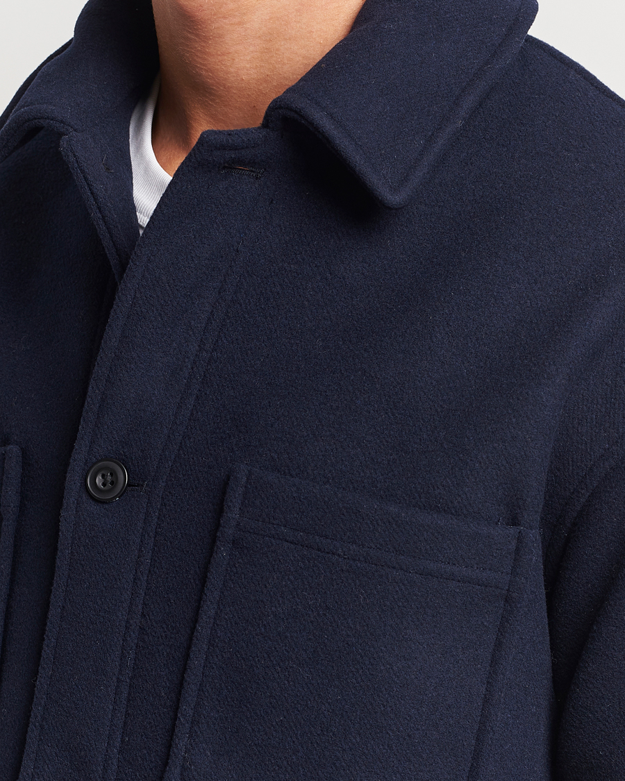 Herren | Jacken | Samsøe Samsøe | Pally Padded Shirt Jacket Salute Navy