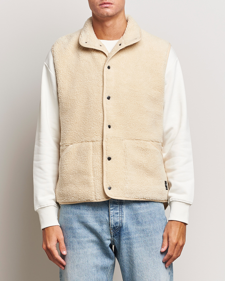 Herren | Westen | Samsøe Samsøe | Carlo Fleece Vest Brown Rice