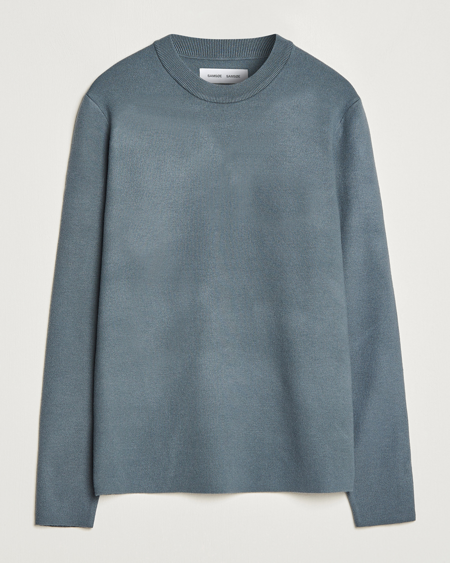 Herren | Pullover | Samsøe Samsøe | Samsøe & Samsøe Guna Crew Neck Stormy Weather