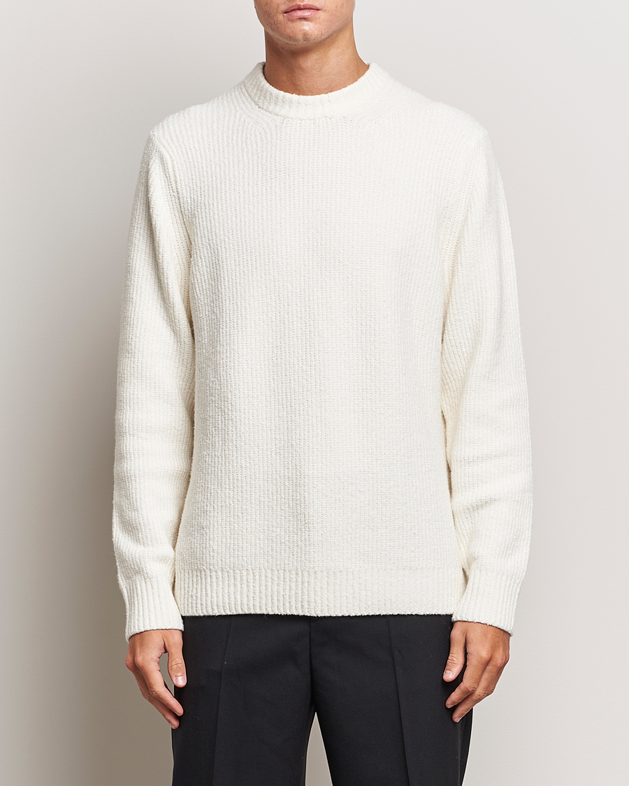 Herren | Samsøe & Samsøe | Samsøe & Samsøe | Alts Heavy Knitted Crew Neck Clear Cream