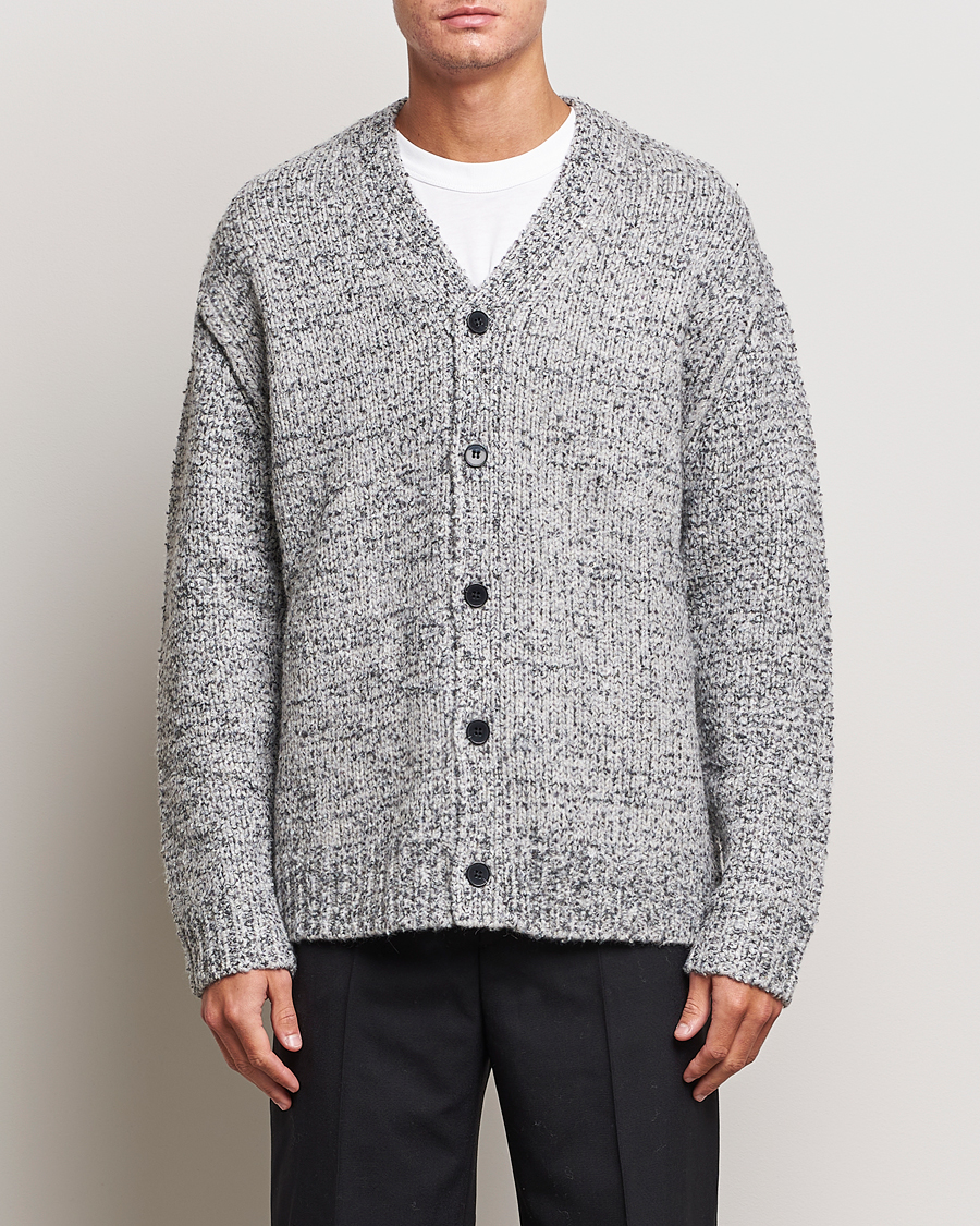 Herren |  | Samsøe & Samsøe | Max Knitted Cardigan Grey Melange