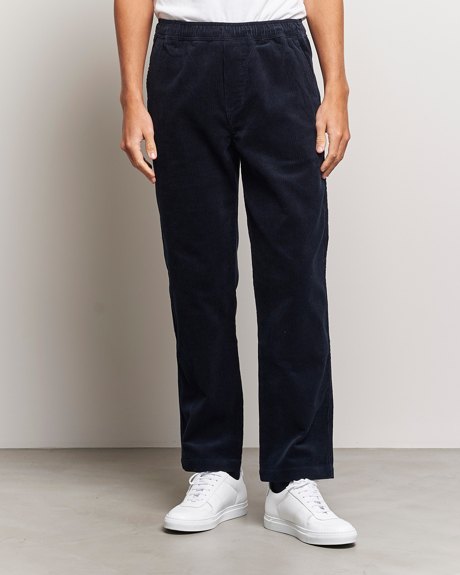Herren | Samsøe & Samsøe | Samsøe & Samsøe | Jabari Corduroy Trousers Salute Navy