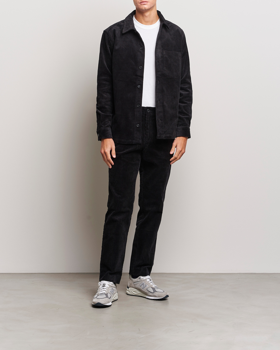 Herren | Hosen | Samsøe Samsøe | Samsøe & Samsøe Felix Corduroy Trousers Black