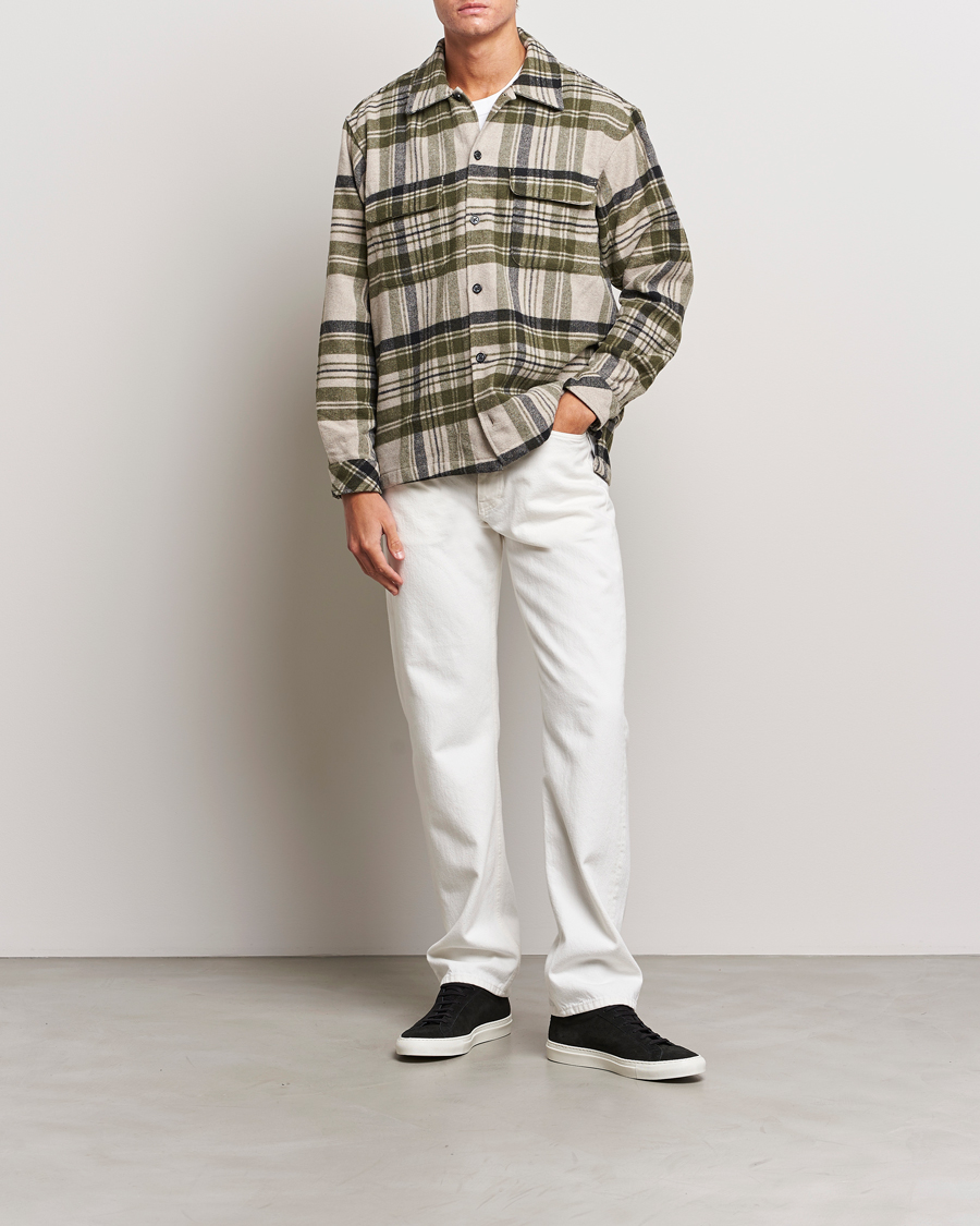 Herren | Hemden | Samsøe Samsøe | Samsøe & Samsøe Castor Checked Overshirt Sphagnum Multi