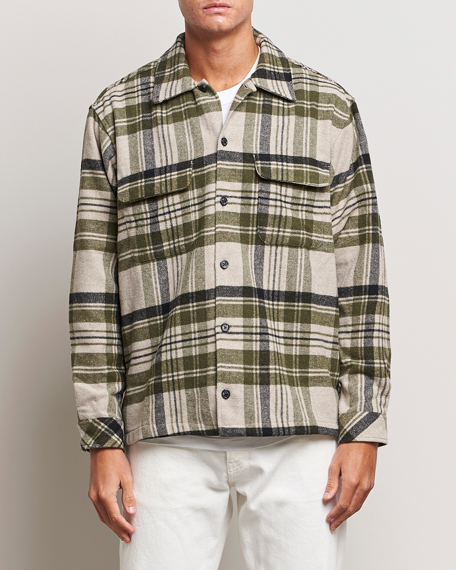 Herren |  | Samsøe Samsøe | Samsøe & Samsøe Castor Checked Overshirt Sphagnum Multi