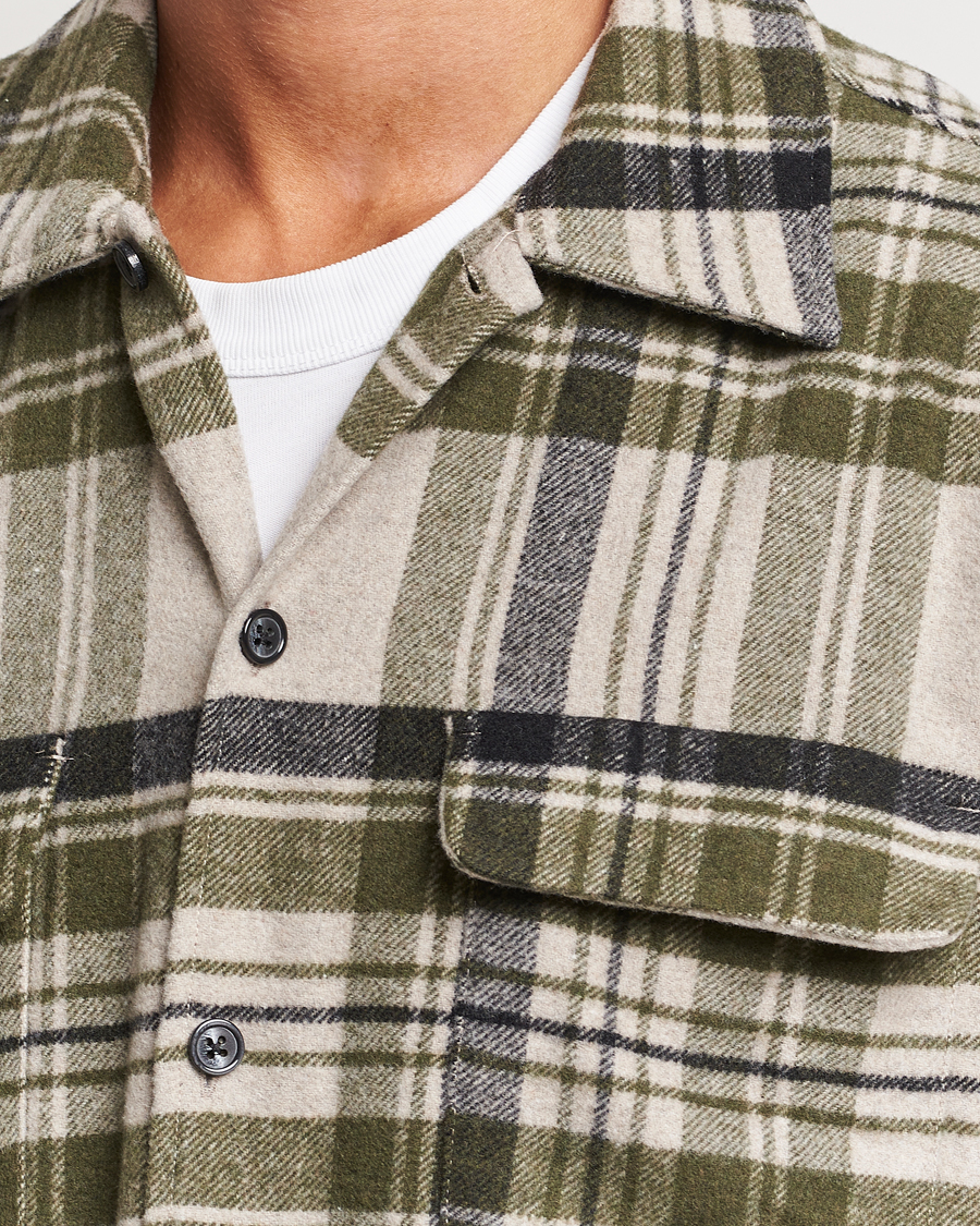 Herren | Hemden | Samsøe Samsøe | Samsøe & Samsøe Castor Checked Overshirt Sphagnum Multi