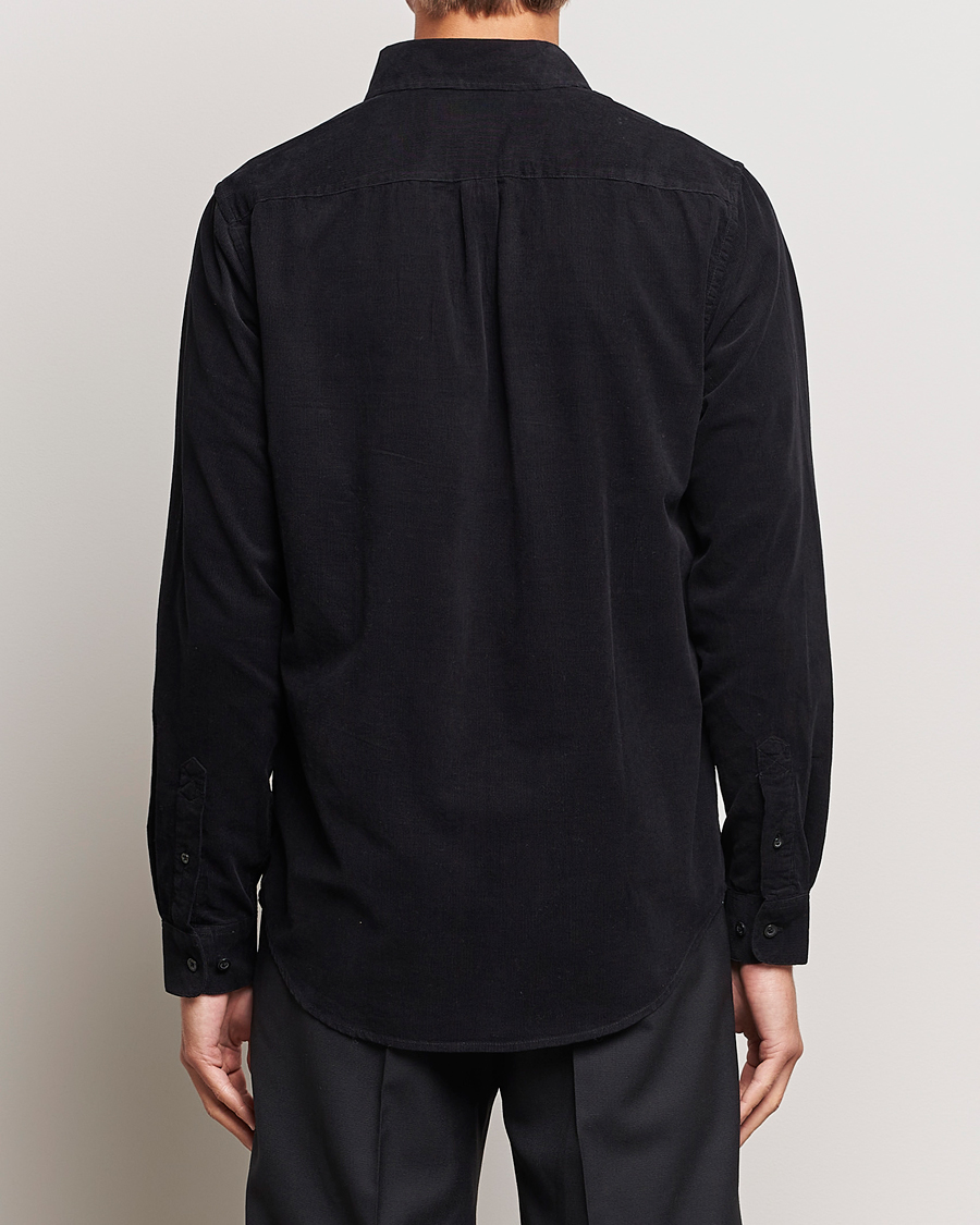 Herren | Hemden | Samsøe Samsøe | Samsøe & Samsøe Liam Baby Cord Shirt Black