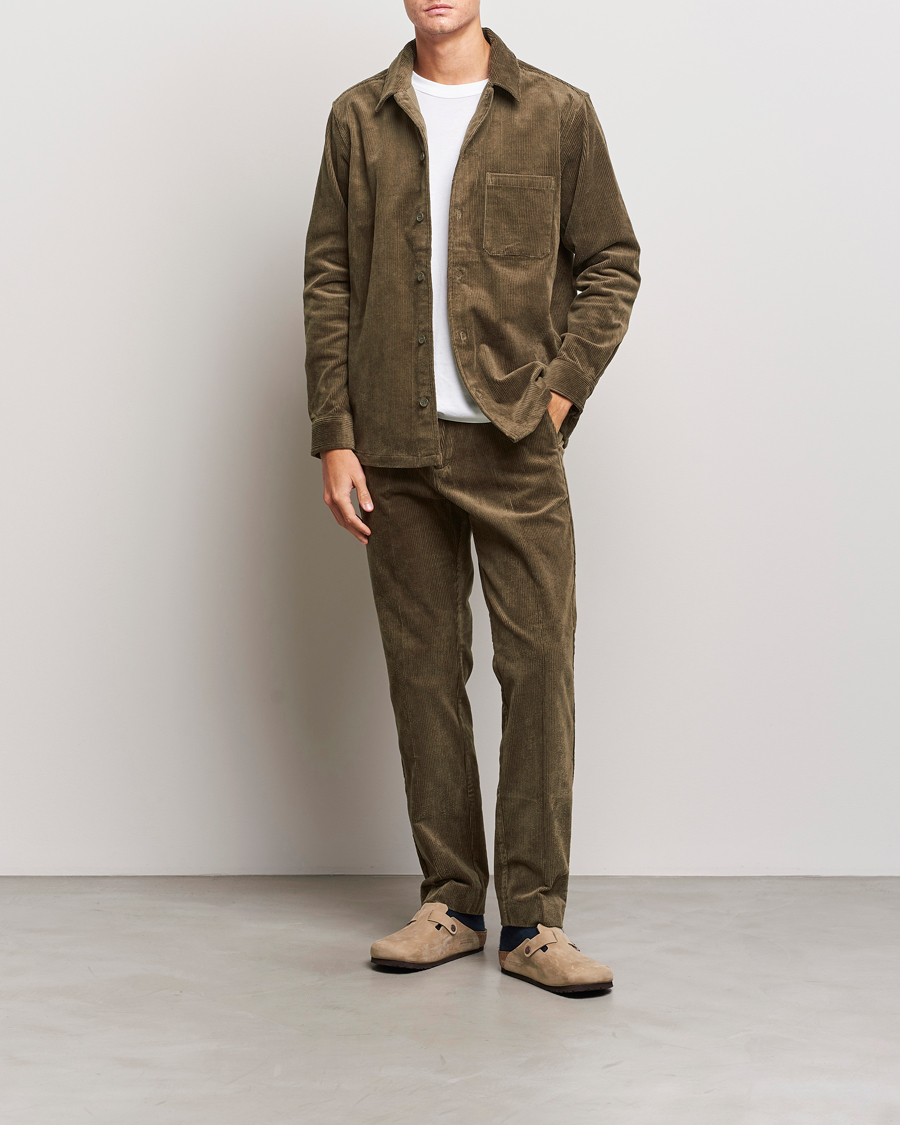 Herren | Hemden | Samsøe Samsøe | Samsøe & Samsøe Damon Corduroy Overshirt Crocodile