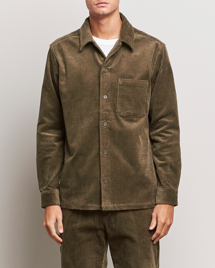 Herren | Hemden | Samsøe Samsøe | Samsøe & Samsøe Damon Corduroy Overshirt Crocodile