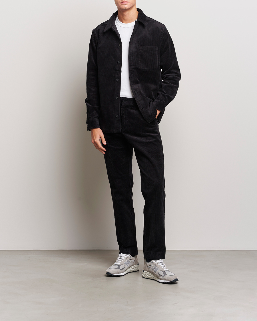 Herren | Hemden | Samsøe Samsøe | Samsøe & Samsøe Damon Corduroy Overshirt Black