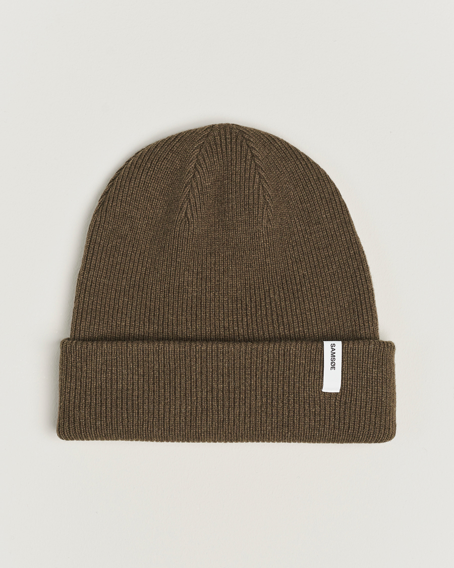 Herren | Samsøe & Samsøe Lambswool Beanie Crocodile | Samsøe Samsøe | Samsøe & Samsøe Lambswool Beanie Crocodile