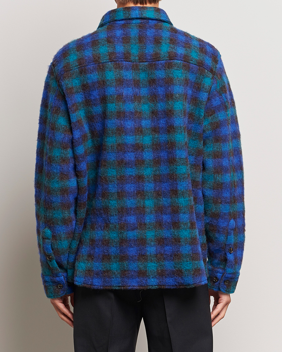 Herren | Jacken | J.Lindeberg | Carter Check Wool Mix Overshirt Surf The Web