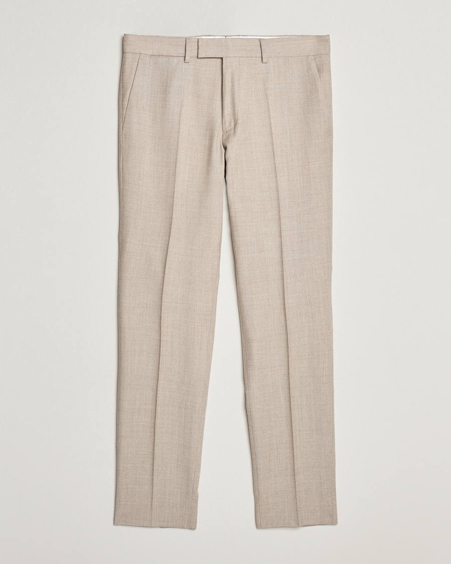 Herren | Hosen | J.Lindeberg | Grant Stretch Flannel Trousers Oyster Grey