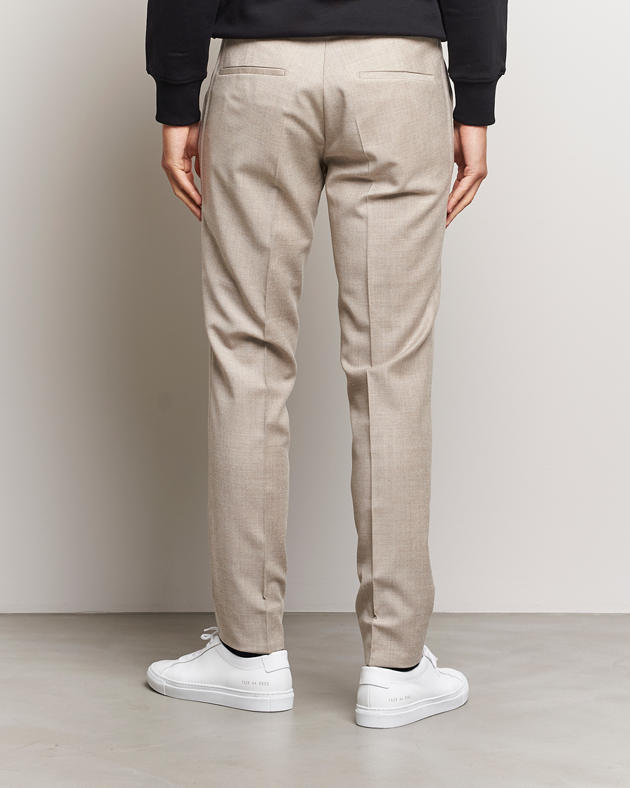 Herren | Hosen | J.Lindeberg | Grant Stretch Flannel Trousers Oyster Grey