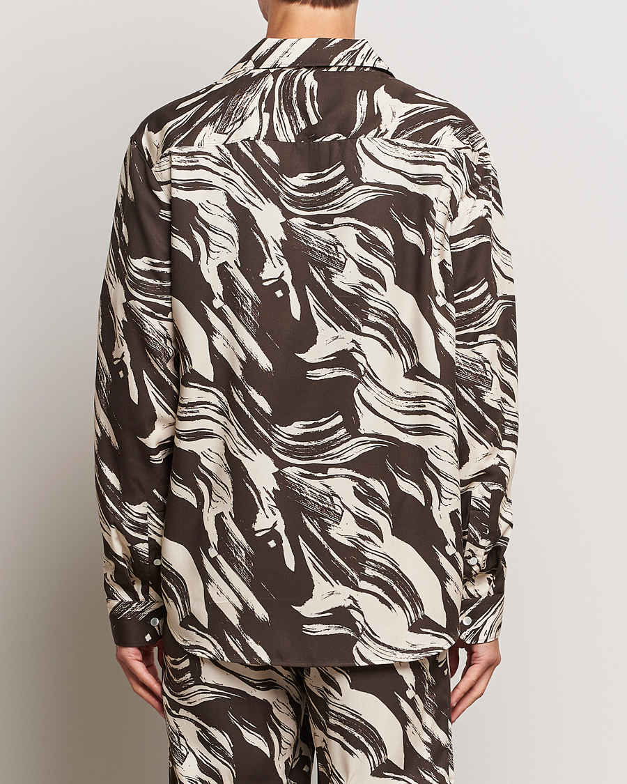 Herren | Hemden | J.Lindeberg | Playa Printed Tencel Lounge Shirt Delicioso