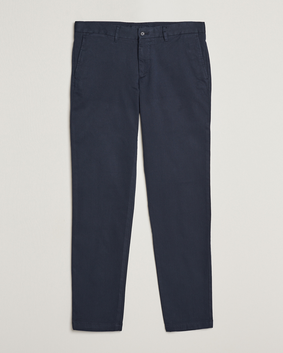 Herren | Hosen | J.Lindeberg | Chaze Flannel Twill Pants Navy