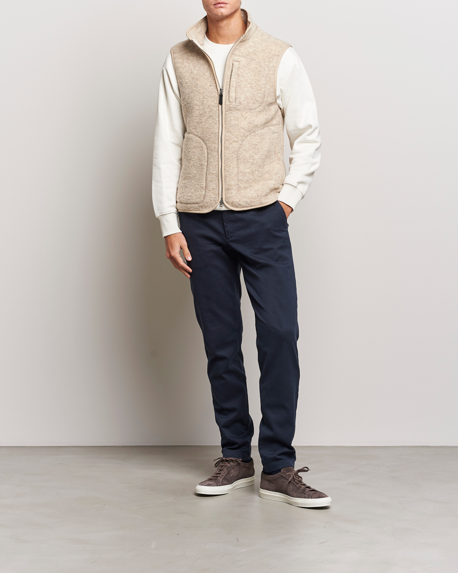 Herren | Hosen | J.Lindeberg | Chaze Flannel Twill Pants Navy