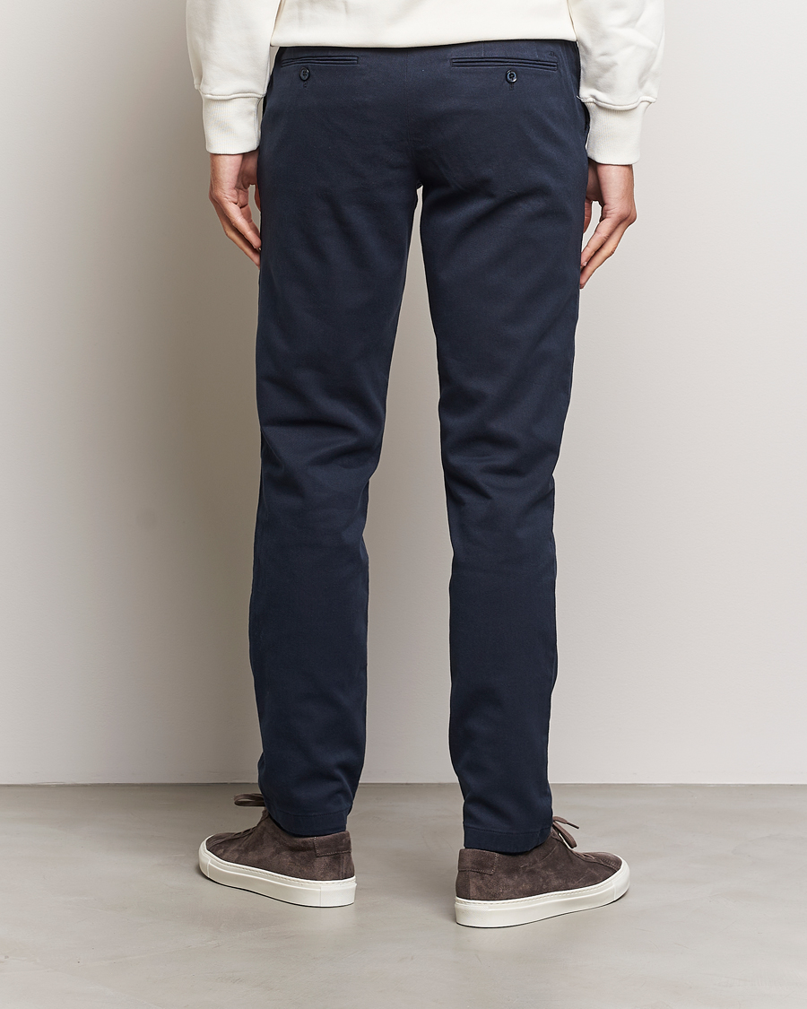 Herren | Hosen | J.Lindeberg | Chaze Flannel Twill Pants Navy