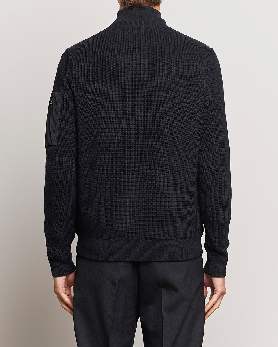 Herren | Pullover | J.Lindeberg | Beck Knitted Hybrid Jacket Black