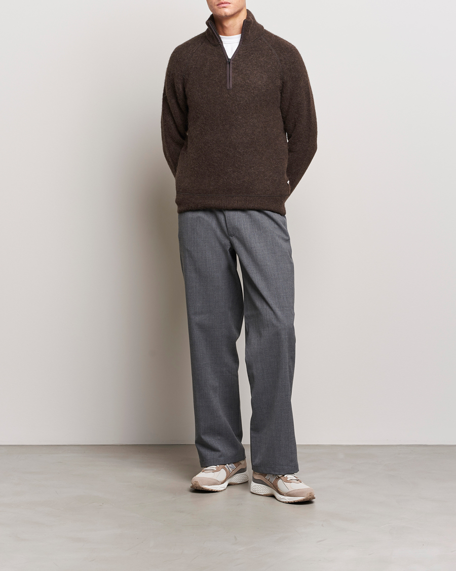 Herren | Pullover | J.Lindeberg | Wilton Half Zip Sweater Delicioso