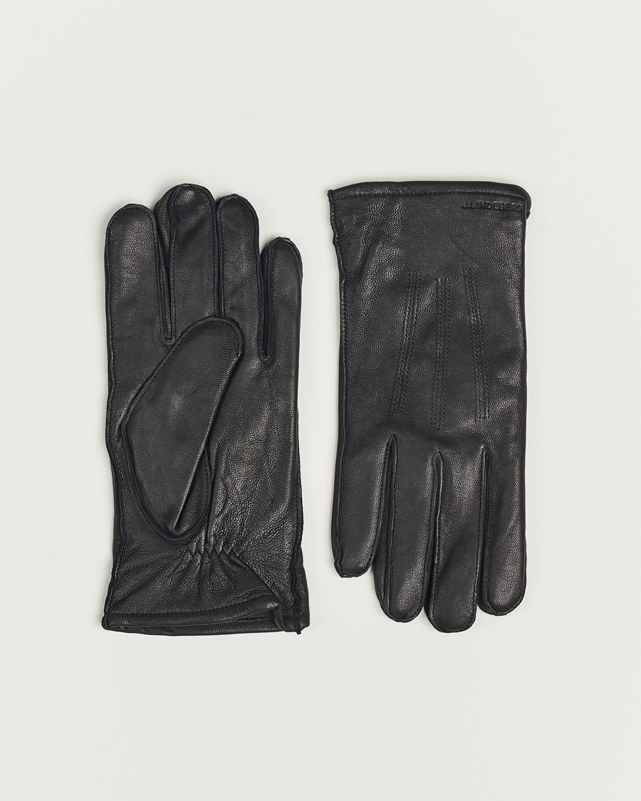 Herren | J.Lindeberg Milo Leather Glove Black | J.Lindeberg | Milo Leather Glove Black