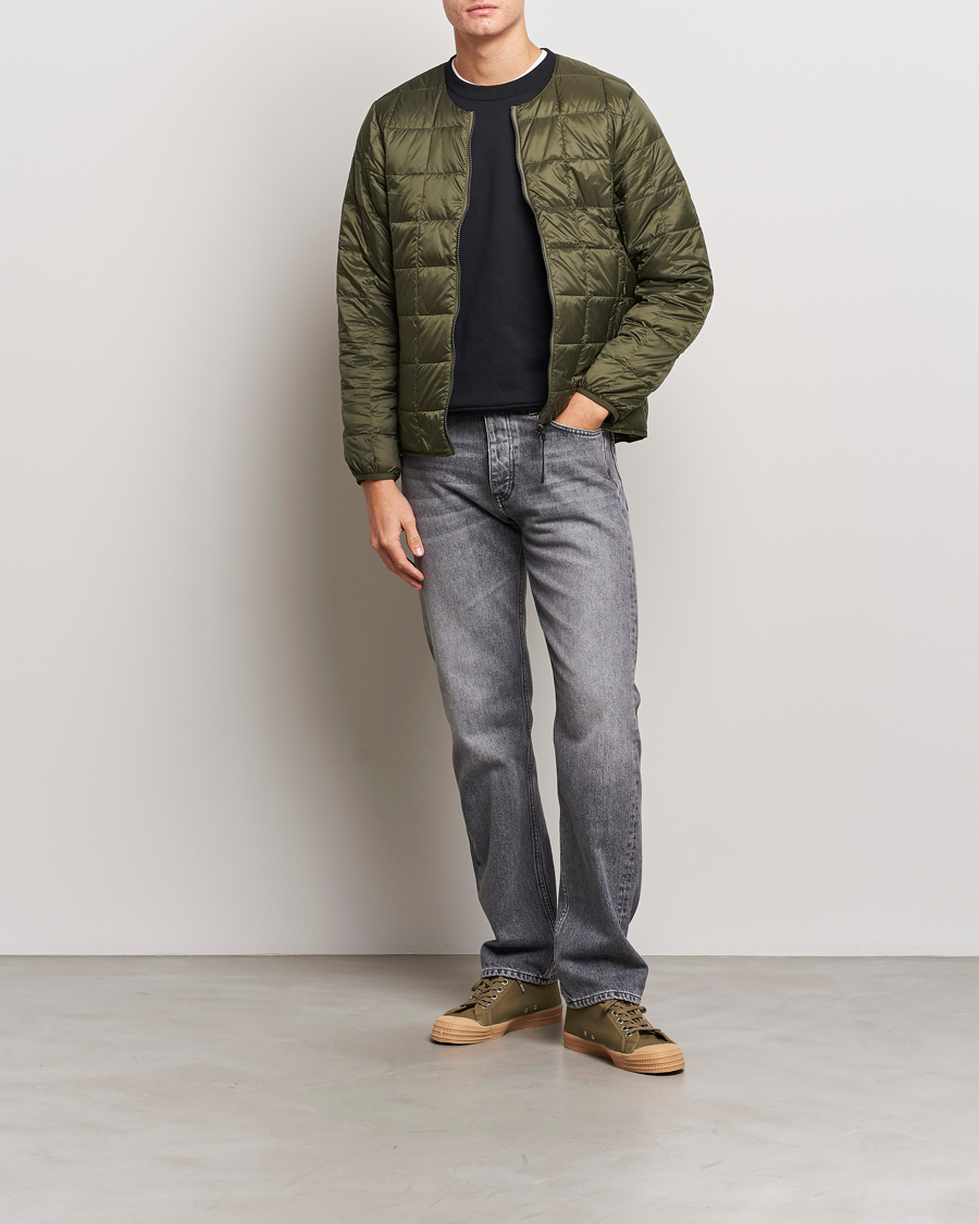 Herren | Jacken | TAION | Crew Neck W-Zip Down Jacket Dark Olive