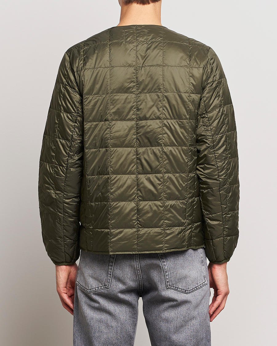 Herren | Jacken | TAION | Crew Neck W-Zip Down Jacket Dark Olive