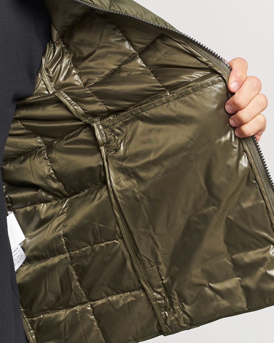 Herren | Jacken | TAION | Crew Neck W-Zip Down Jacket Dark Olive