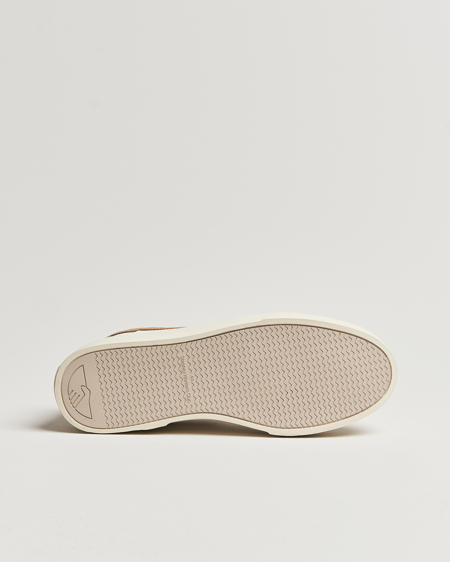 Herren | Stepney Workers Club Pearl S-Strike Leather Sneaker White/Earth | Stepney Workers Club | Pearl S-Strike Leather Sneaker White/Earth
