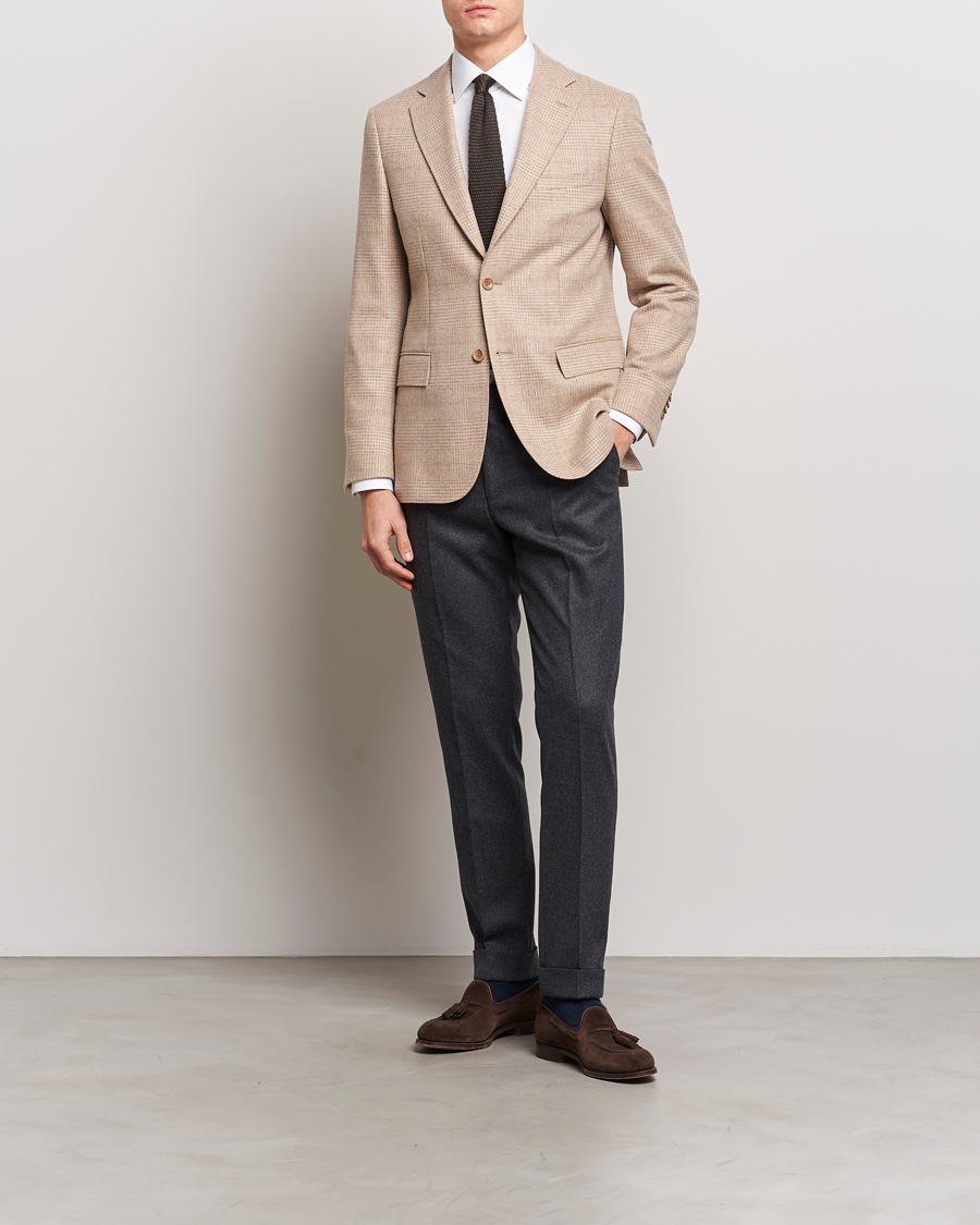 Herren | Sakkos | Morris Heritage | Keith Glencheck Wool Blazer Khaki