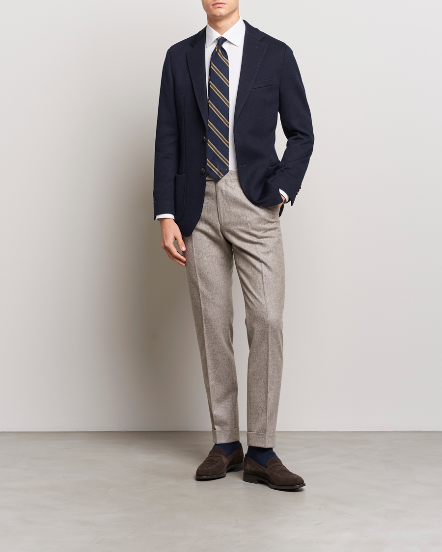 Herren | Sakkos | Morris Heritage | Mike Knitted Blazer Navy