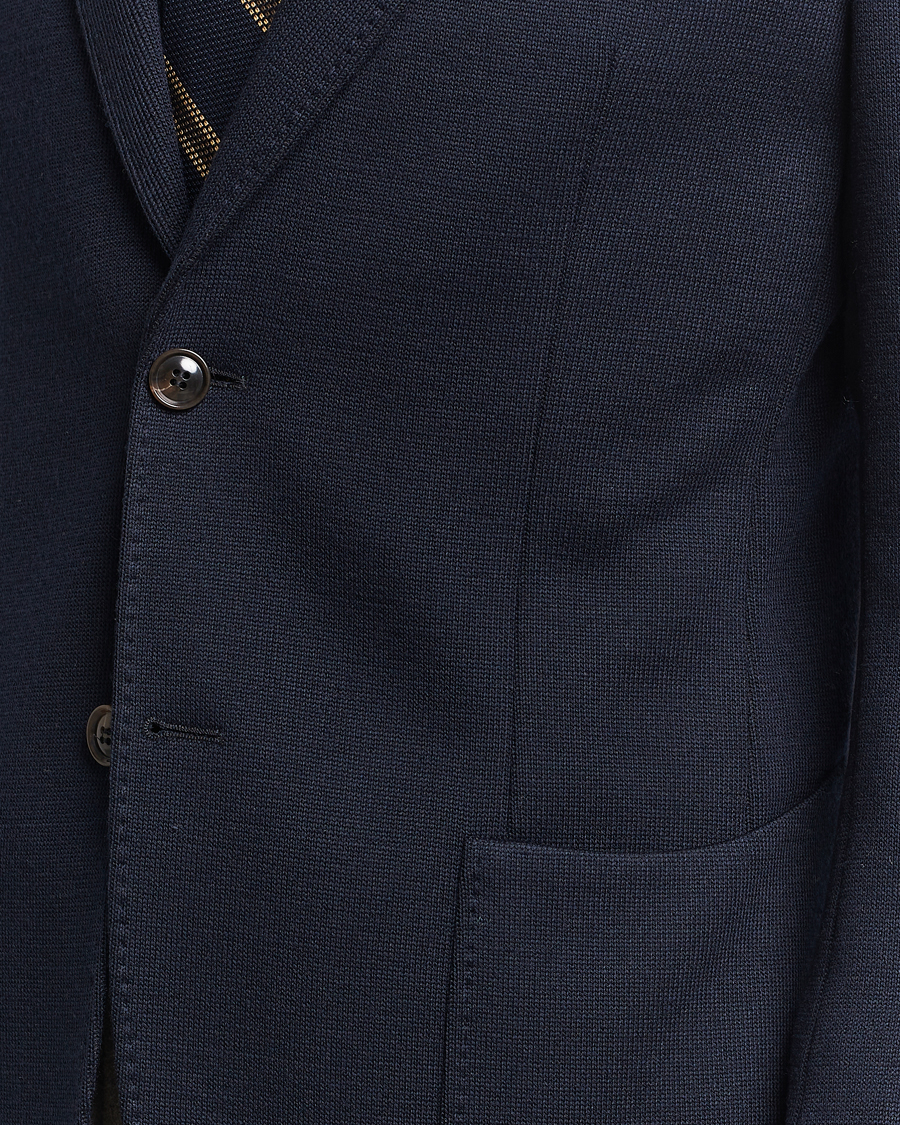 Herren | Sakkos | Morris Heritage | Mike Knitted Blazer Navy