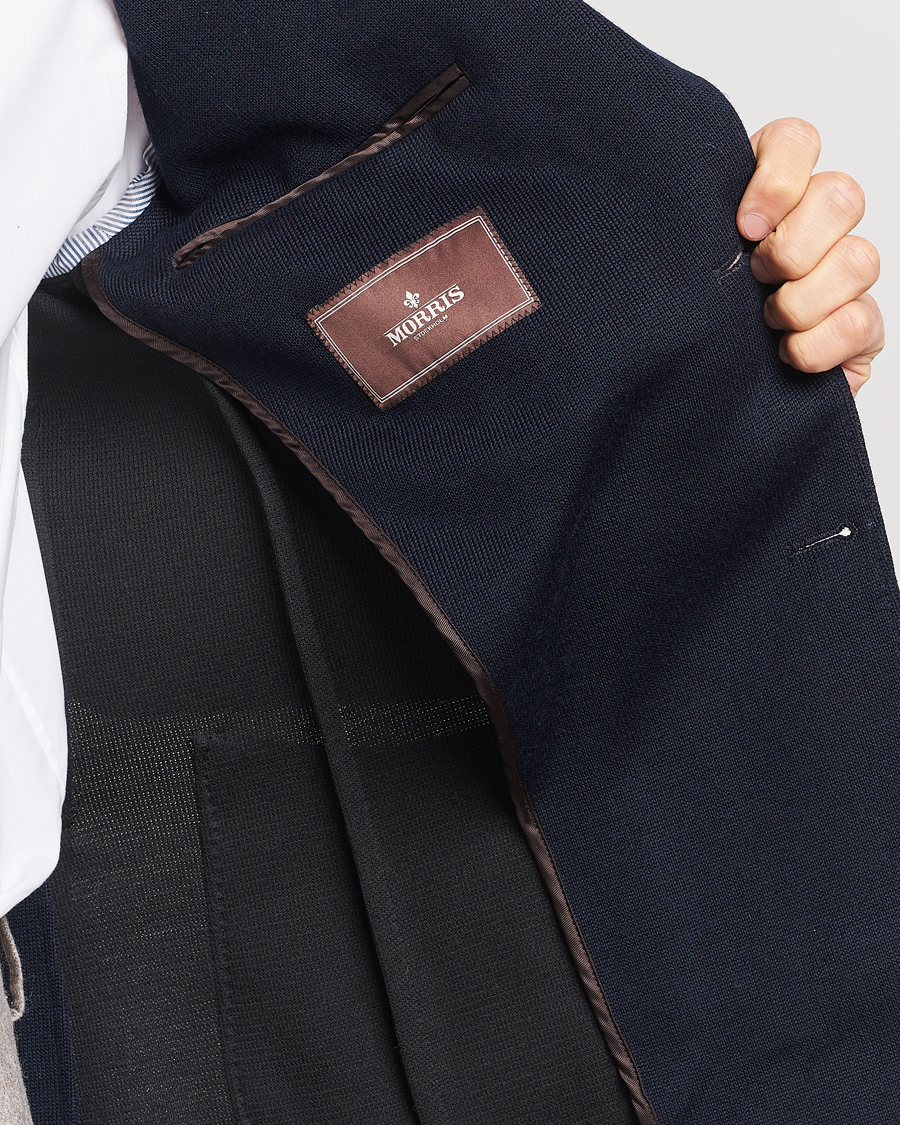 Herren | Sakkos | Morris Heritage | Mike Knitted Blazer Navy