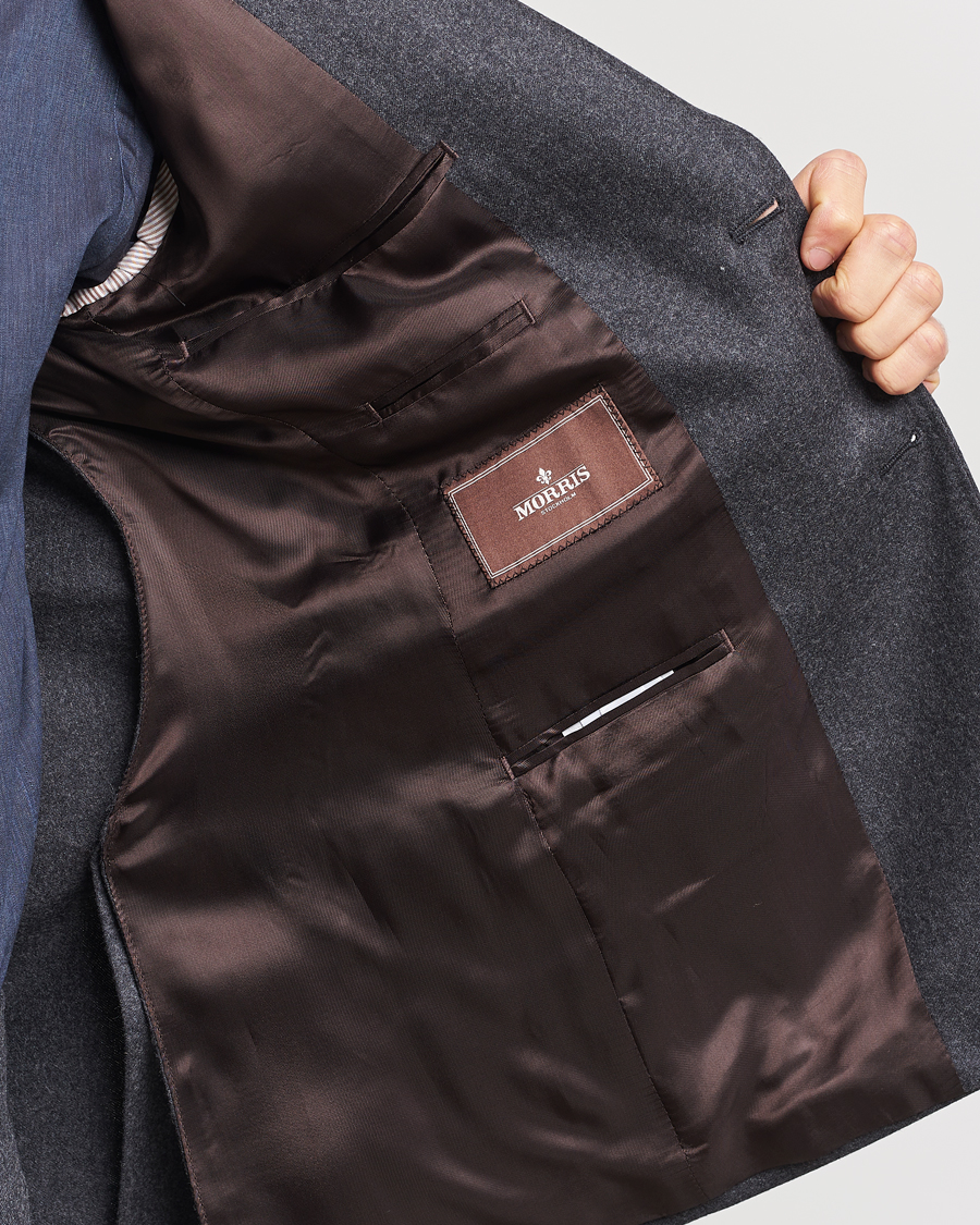 Herren | Sakkos | Morris Heritage | Mike Flannel Blazer Grey