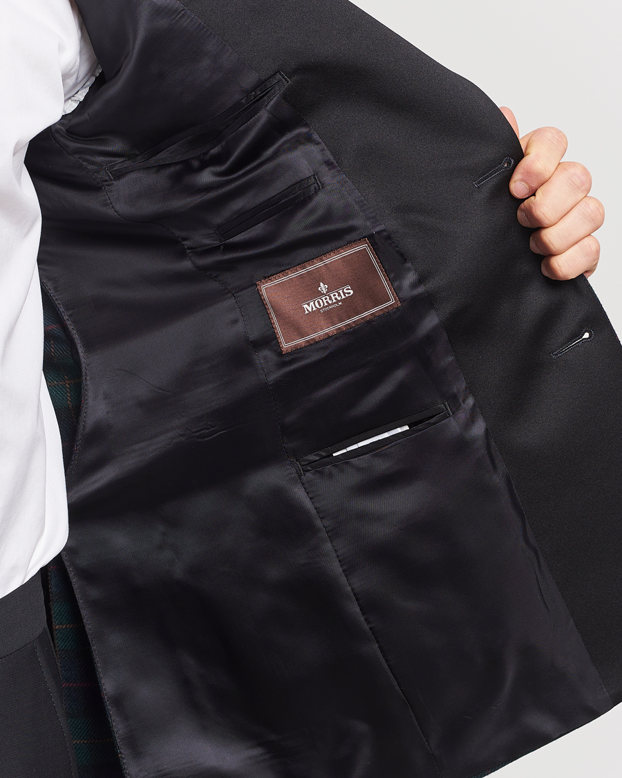 Herren | Sakkos | Morris Heritage | Tartan Tuxedo Blazer Navy