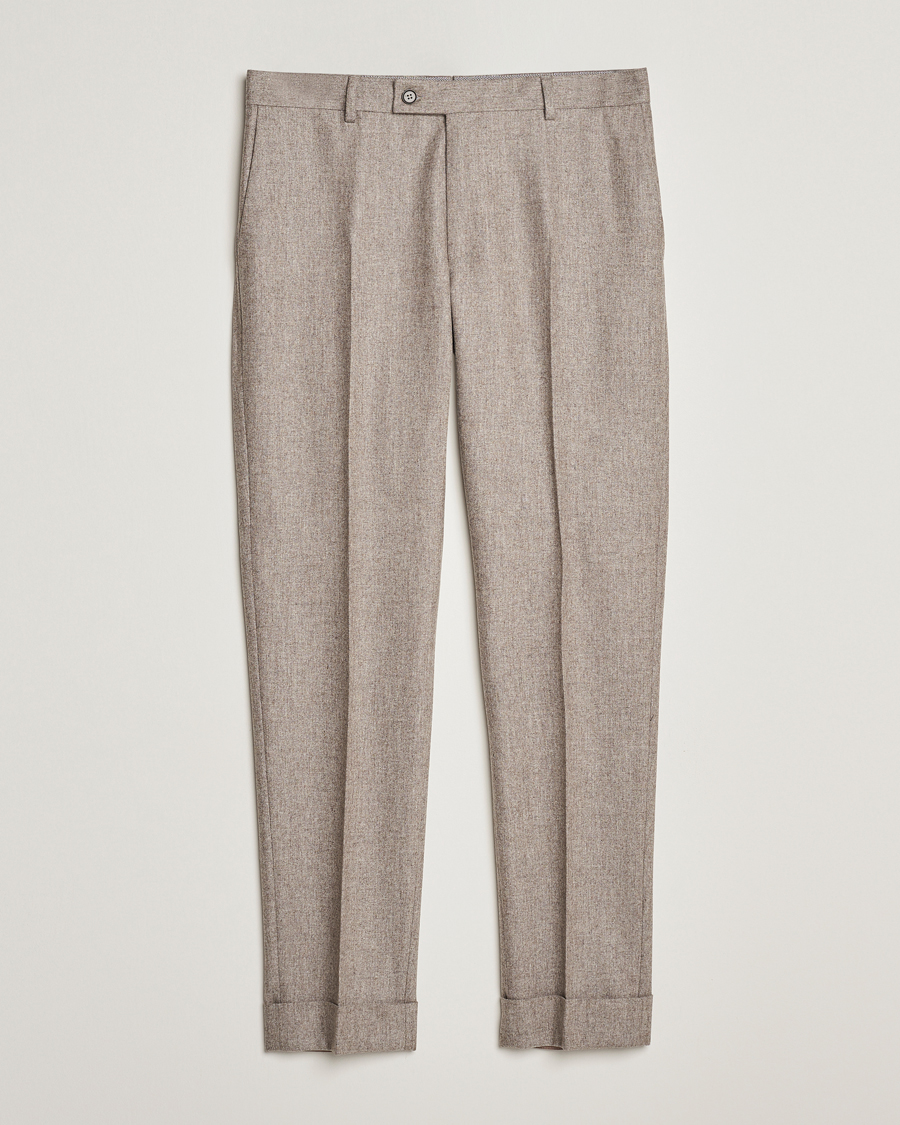 Herren | Hosen | Morris Heritage | Jack Flannel Trousers Khaki