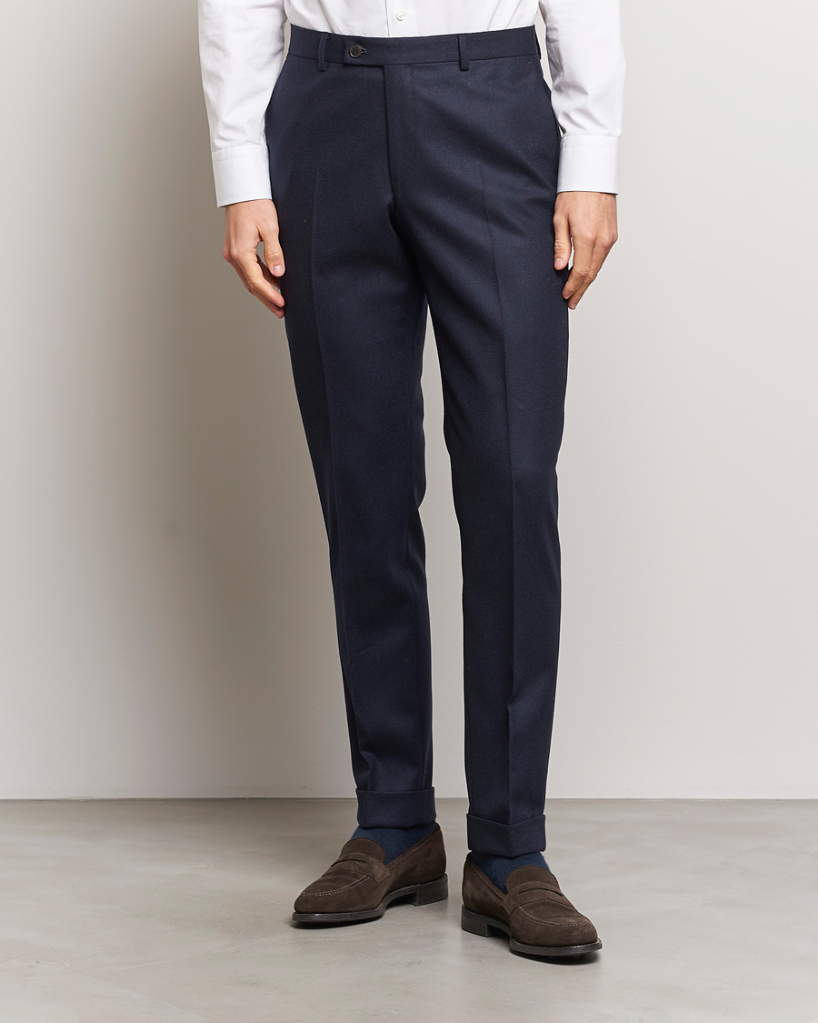 Herren |  | Morris Heritage | Jack Flannel Trousers Navy