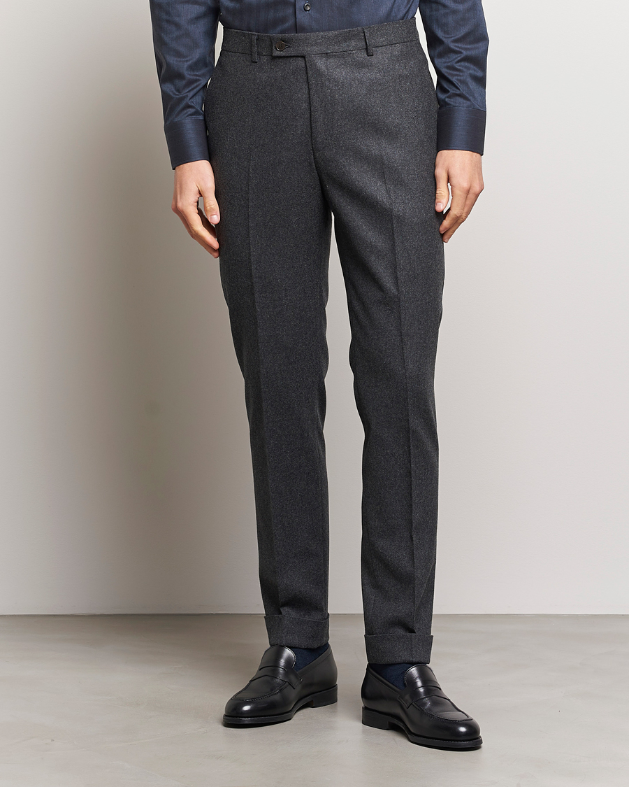 Herren | Flanellhosen | Morris Heritage | Jack Flannel Trousers Grey