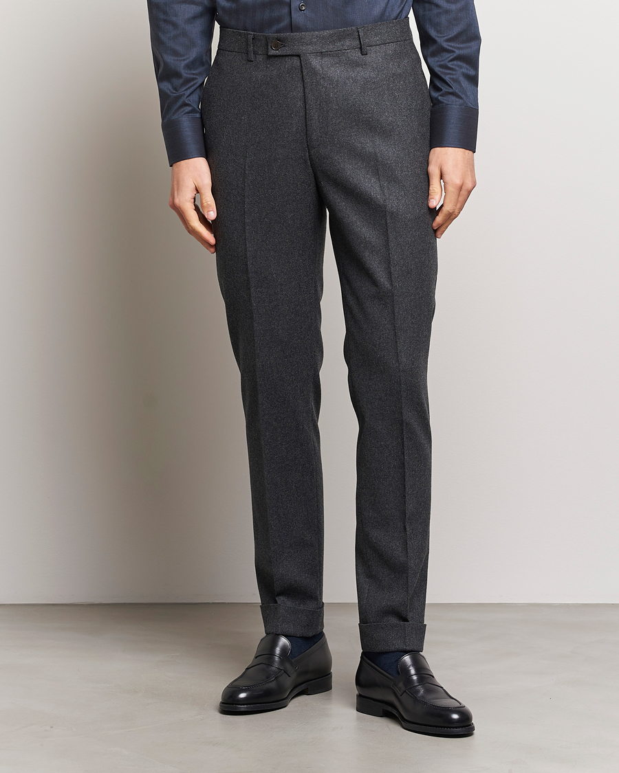 Herren | Hosen | Morris Heritage | Jack Flannel Trousers Grey