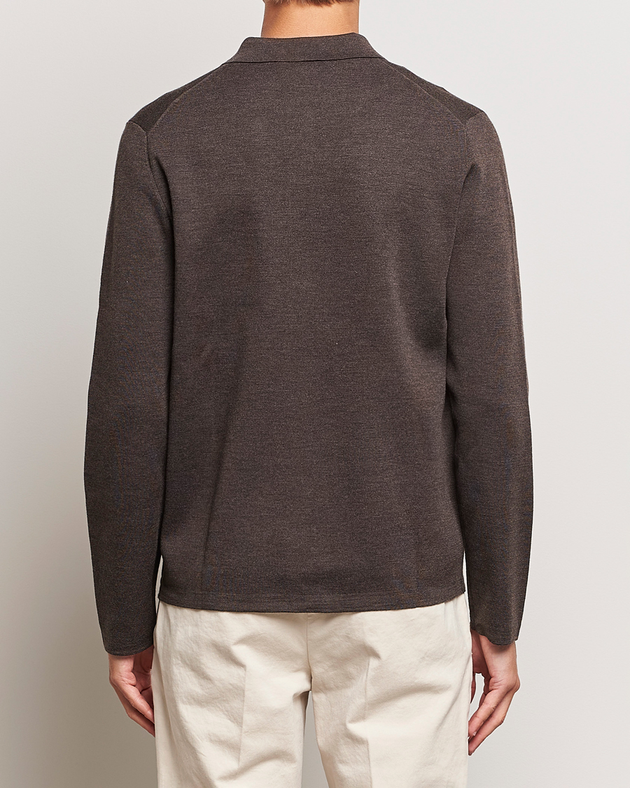 Herren | Pullover | Morris Heritage | Dressed Wool Cardigan Brown