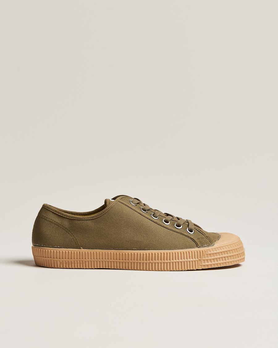 Herren | Sneaker | Novesta | Star Master Organic Cotton Sneaker Military/Transparant