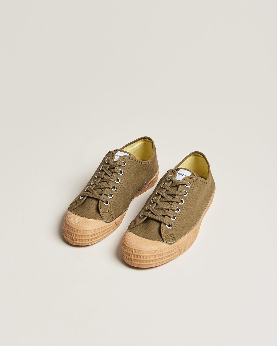 Herren | Sneaker | Novesta | Star Master Organic Cotton Sneaker Military/Transparant