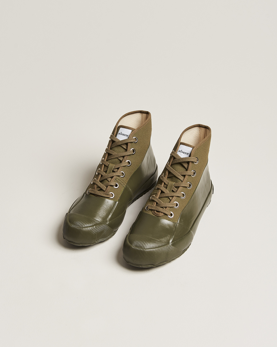 Herren | Novesta Rubber Sneaker Olive | Novesta | Rubber Sneaker Olive