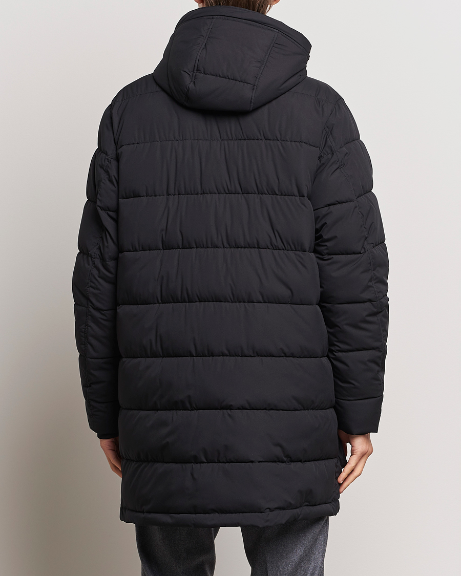 Herren | Jacken | Oscar Jacobson | Stormar Padded Nylon Parka Black