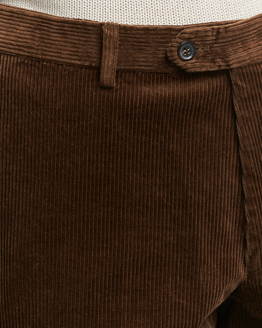 Herren | Hosen | Oscar Jacobson | Denz Corduroy Trousers Brown
