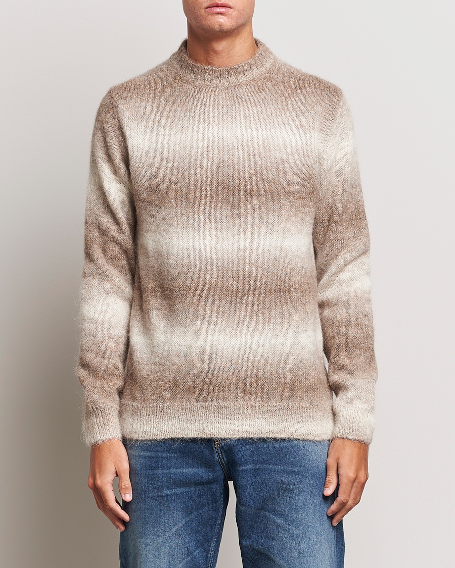 Herren |  | Oscar Jacobson | Valter Alpaca Knitted Sweater Beige