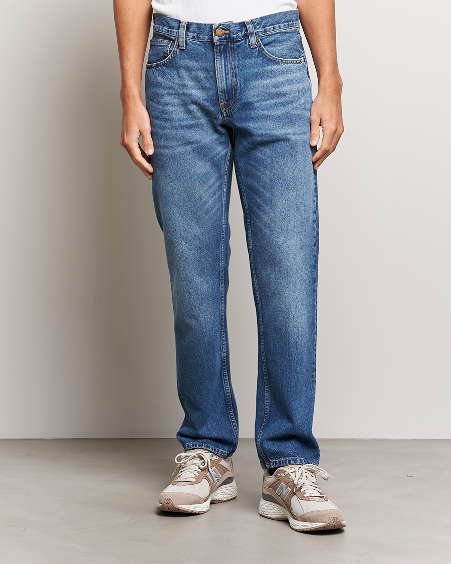 Herren |  | Nudie Jeans | Gritty Jackson Jeans Blue Traces